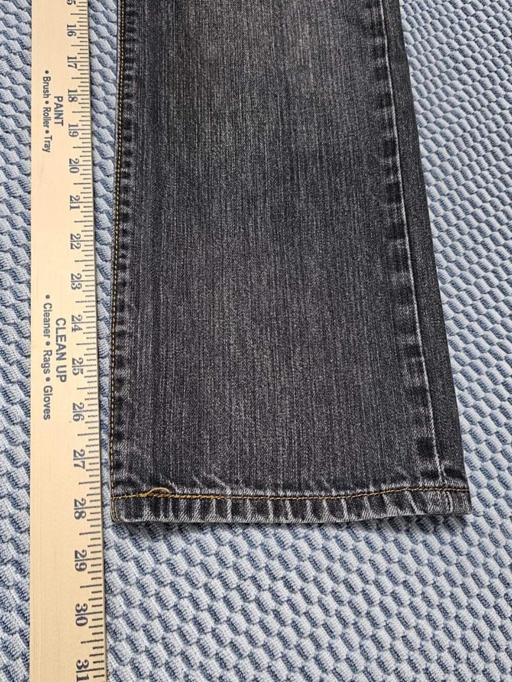 Vintage Levi's 501 Black Denim Silver Button Men's Original Fit Jeans Sz 33 NEW - Picture 7 of 7